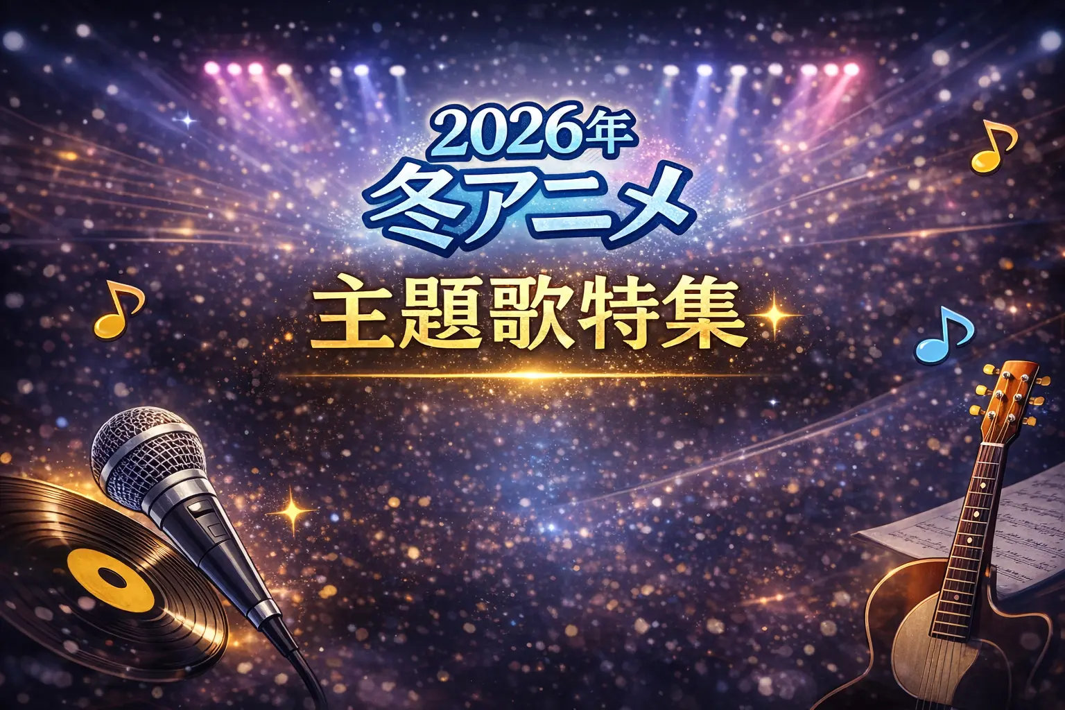 2026年冬アニメ主題歌一覧の記事用アイキャッチ画像
