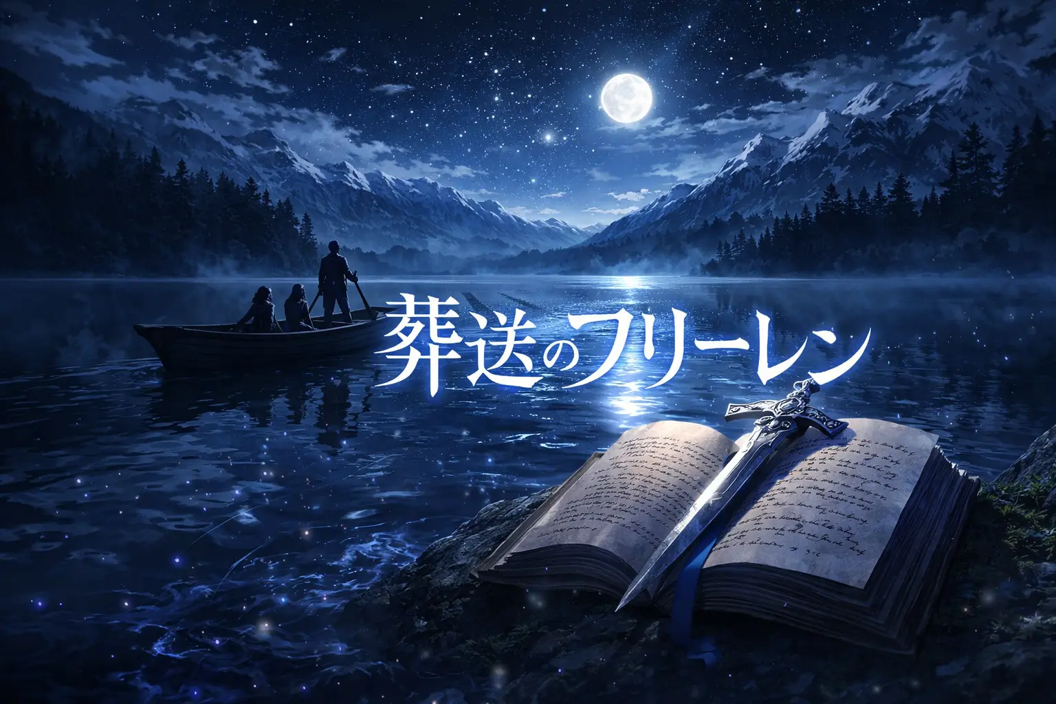 葬送のフリーレン第37話コリドーア湖とヒンメルの記憶をイメージしたアイキャッチ画像
