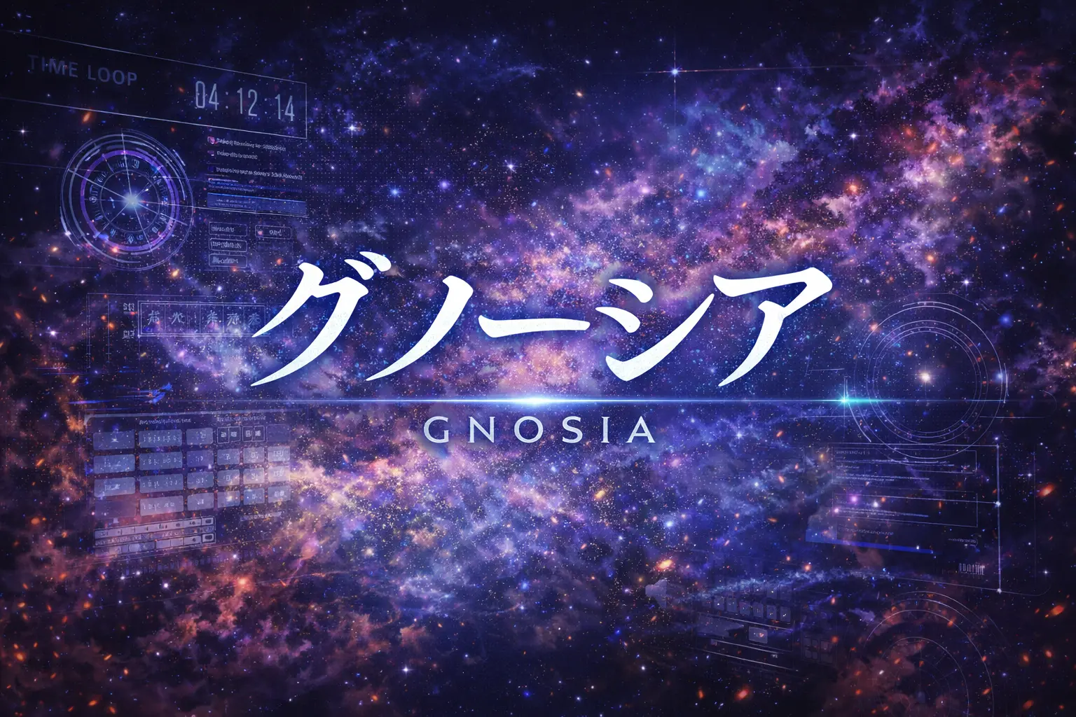 グノーシア第21話「終点と始点」をイメージした宇宙背景のアイキャッチ画像