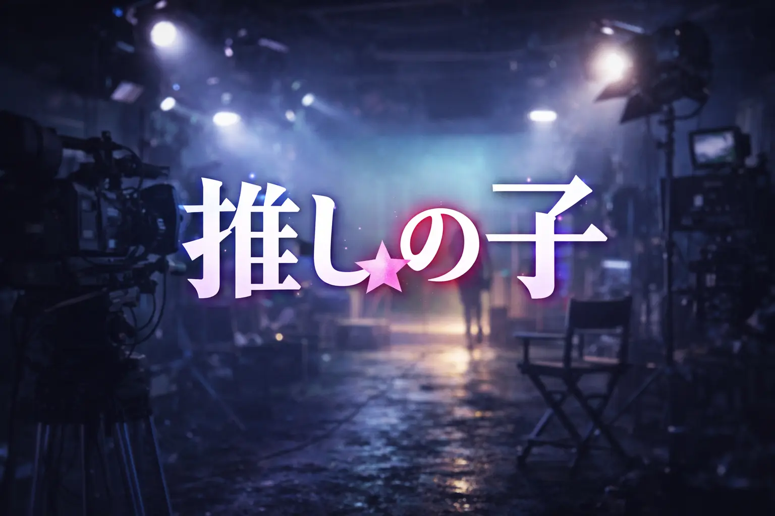 推しの子の映画撮影現場をイメージしたアイキャッチ画像