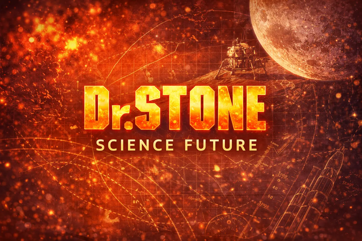 Dr.STONE SCIENCE FUTURE第26話FIRE本日放送の告知用アイキャッチ