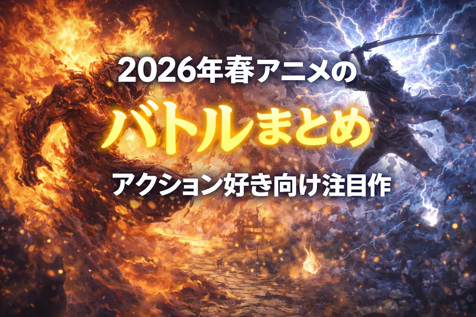 2026年春アニメのバトル作品まとめ