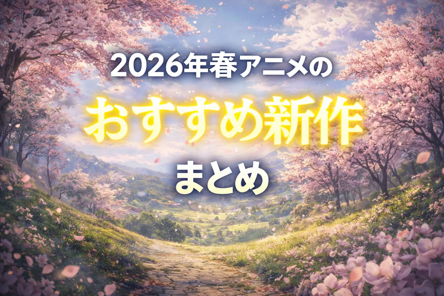 2026年春アニメのおすすめ新作まとめ